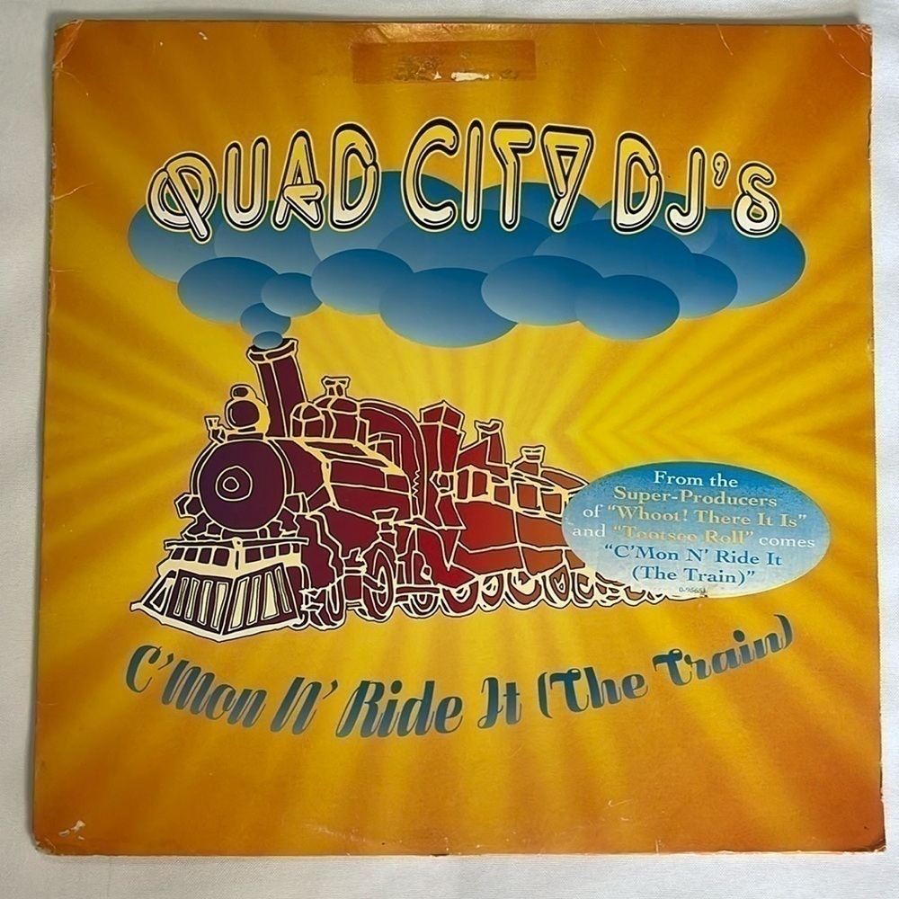 QUAD CITY DJS - "C'MON N' RIDE IT (THE TRAIN)' VINYL RECORD ✨✨✨
